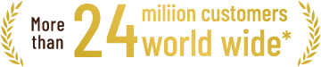 more than 24million customers world wide