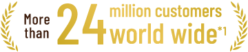 more than 24million customers world wide