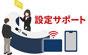 空港カウンター専任設定サポート