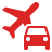 Airport pickup counter or delivery / easy return