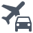 Airport pickup counter or delivery