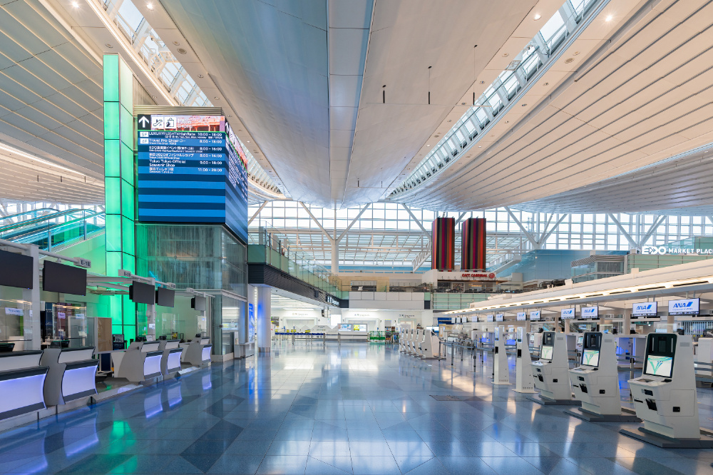 Interior of Haneda Airport