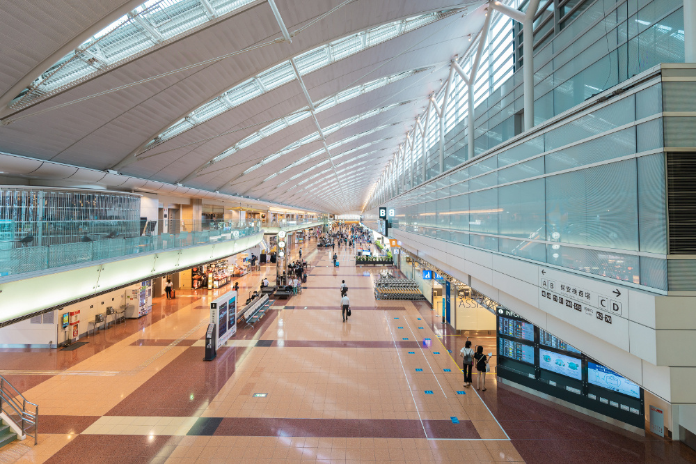 Interior of Haneda Airport Terminal 2