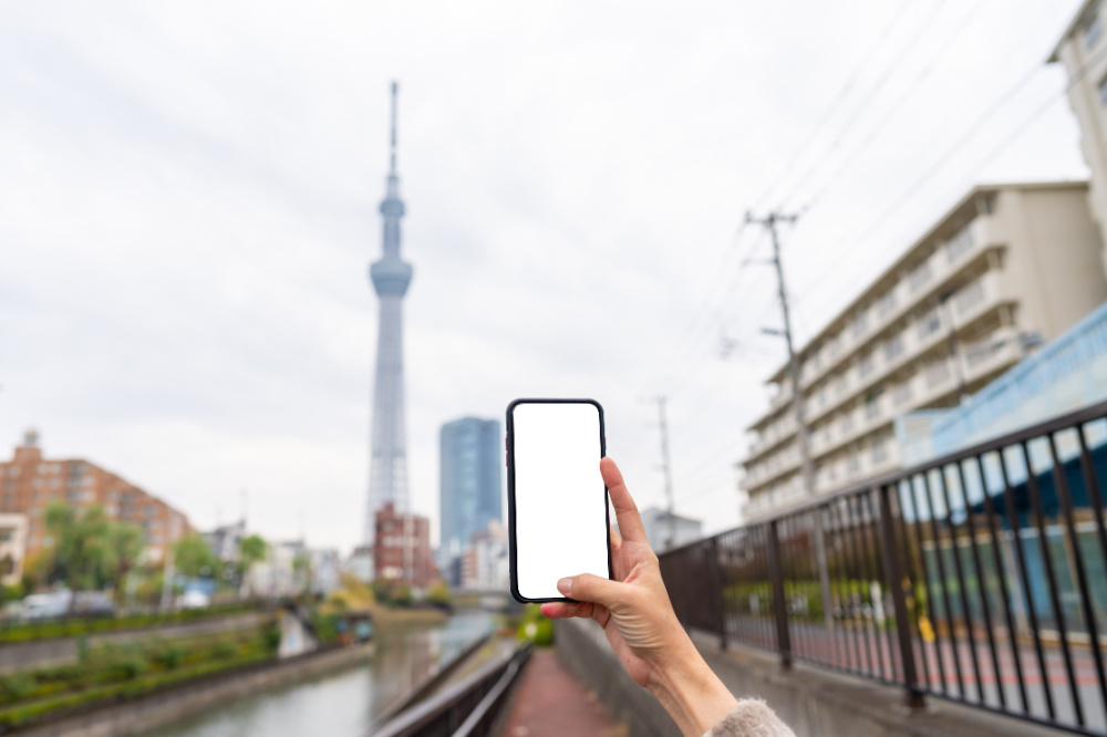 Take a picture of Tokyo Sky Tree