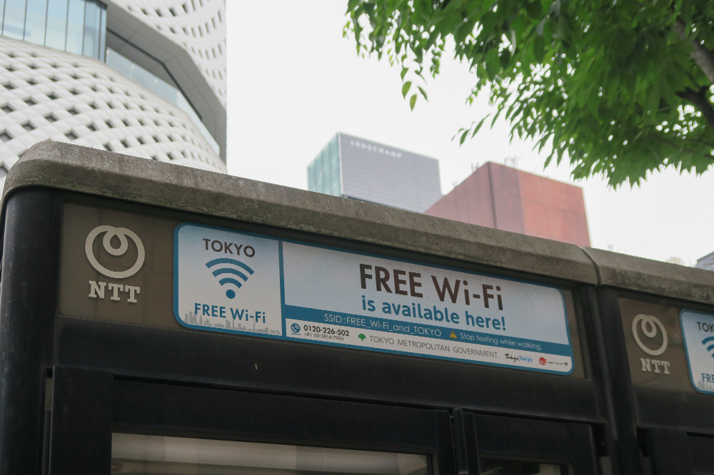 Free WiFi Hotspots in Japan