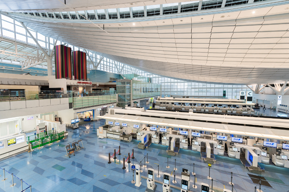 Interior of Haneda Airport Terminal 3