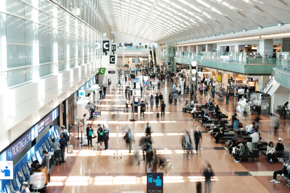 Haneda Airport lobby