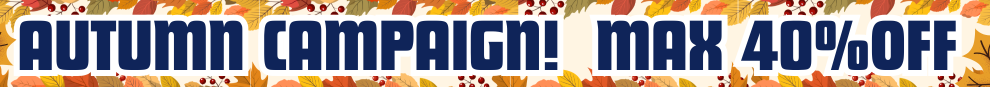 autumn campaign! max 40%off