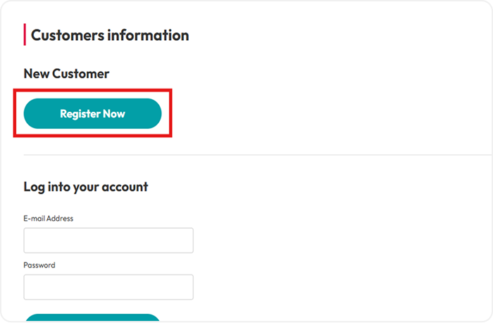 Open the link and start registration