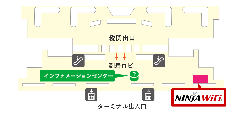 福岡空港 受取/返却