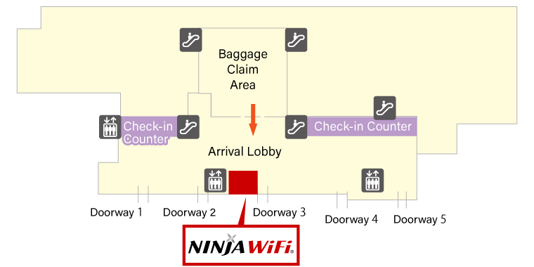 Kagoshima Airport Domestic Terminal Pick-up/Return