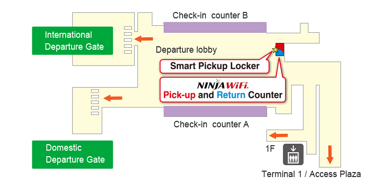 Chubu Centrair International Airport Terminal 2 Pick-up