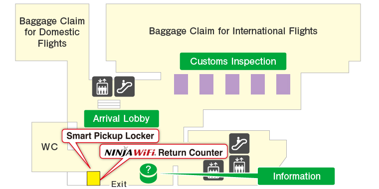 Narita International Airport Terminal 3 Pick-up