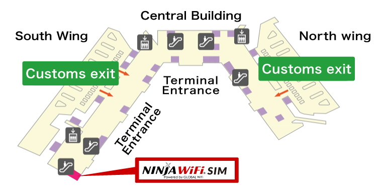 Narita International Airport Terminal 1 Map